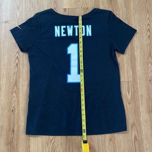 Nike Carolina Panthers Cam Newton T-shirt Large Black Football Sports New - Picture 6 of 8